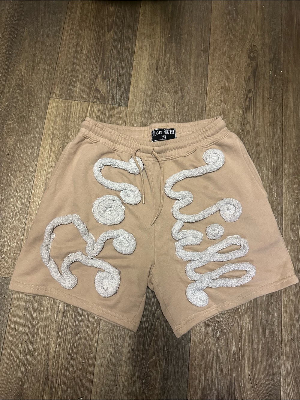 Tan Terry Shorts by Ron Will